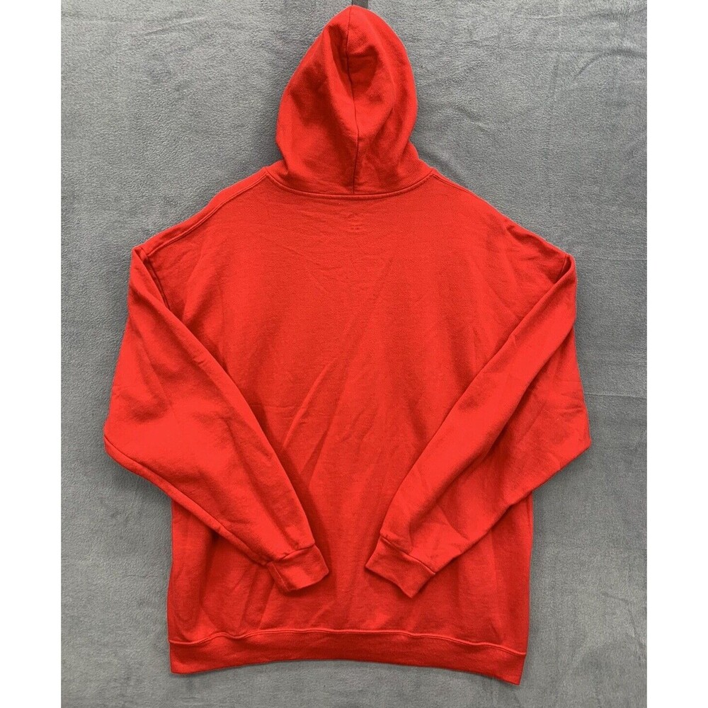 Athletic Works Men Zip Up Hoodie Size 2XL 50-52 Red Athletics Sports Workout - Picture 2 of 11